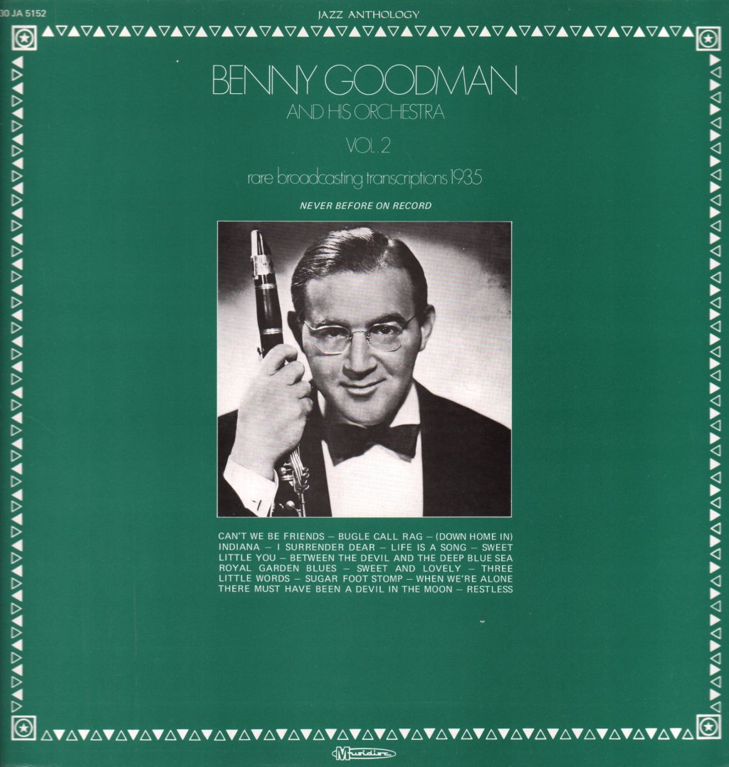 Benny Goodman And His Orchestra - Jazz Anthology Vol 2 - Lp