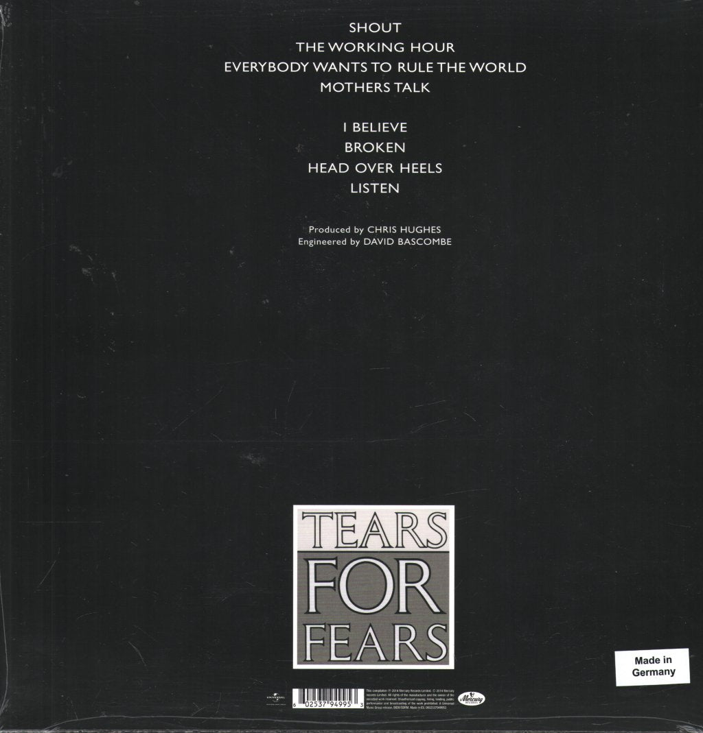 Tears For Fears - Songs From The Big Chair - Lp