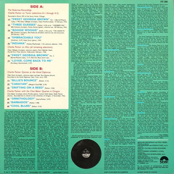 Charlie Parker - Bird On Tenor 1943 / Birth Of The Bebop - Lp