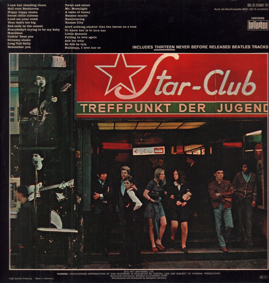 Beatles - Live At The Star Club In Hamburg - Lp