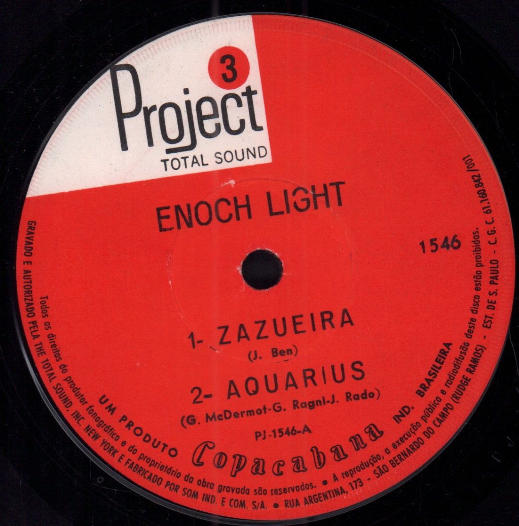 enoch light - zazueira - 7 Inch