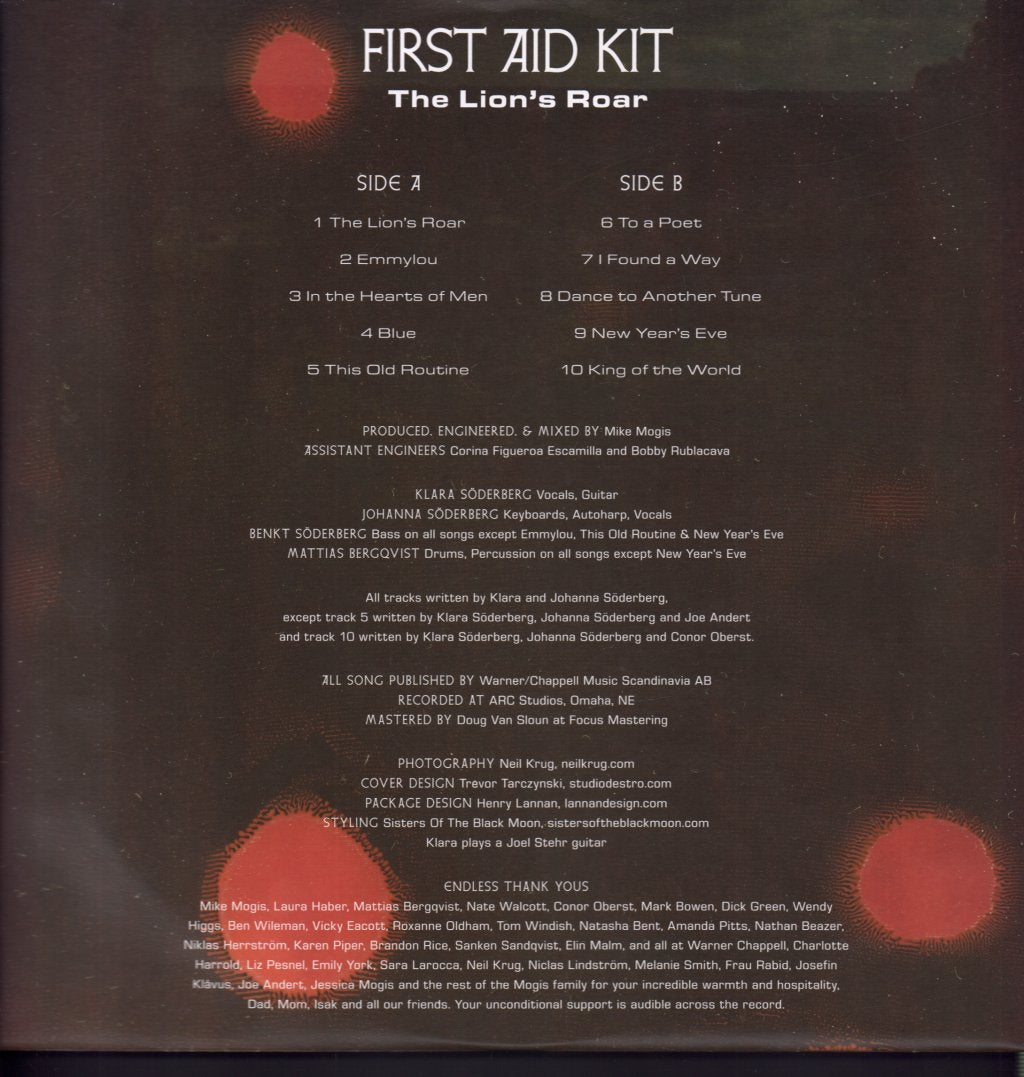 First Aid Kit - Lion's Roar - Lp