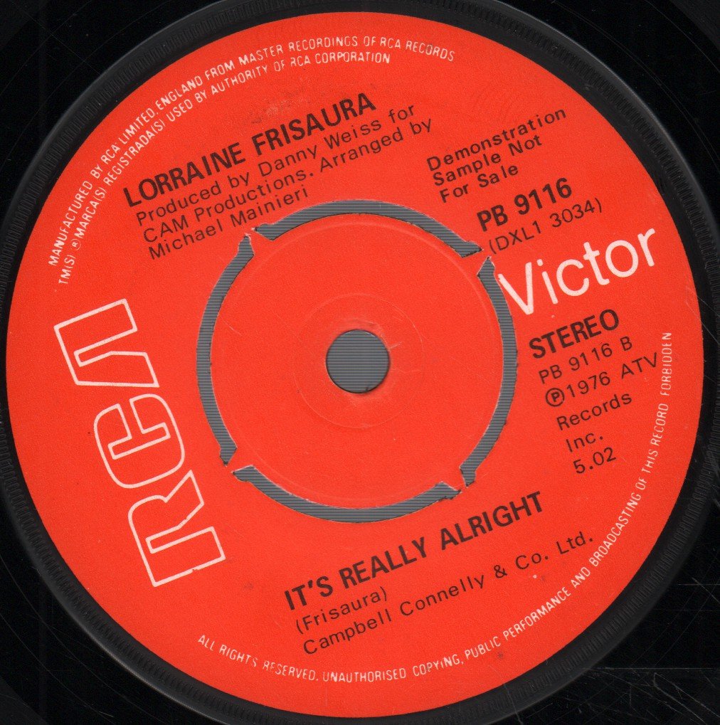 Lorraine Frisaura - Jimmy Mack - 7 Inch