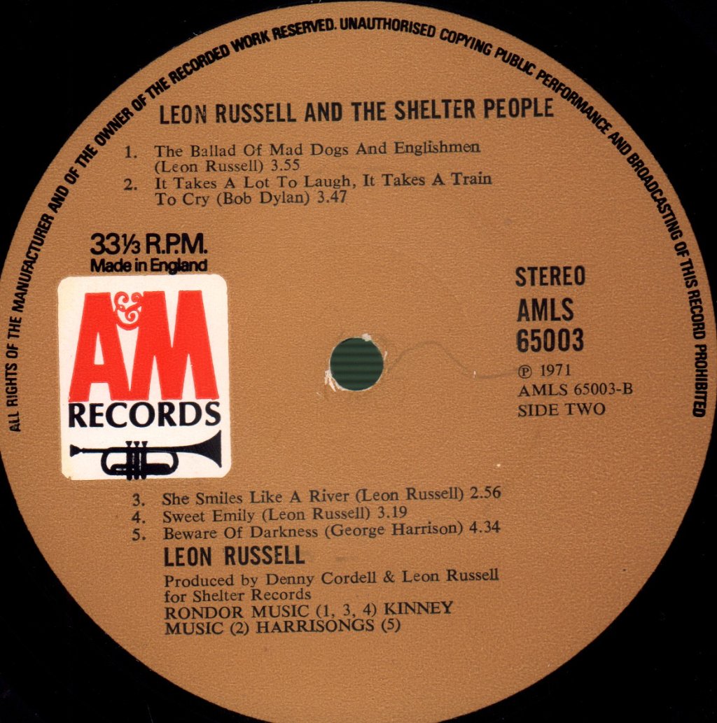 Leon Russell - And The Shelter People - Lp