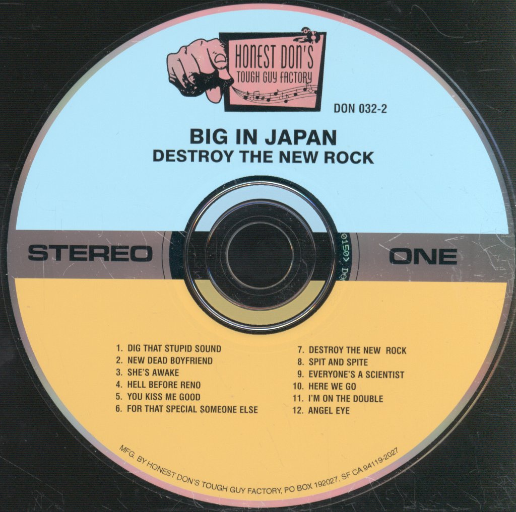 Big In Japan (punk/nu metal) - Destroy The New Rock - Cd