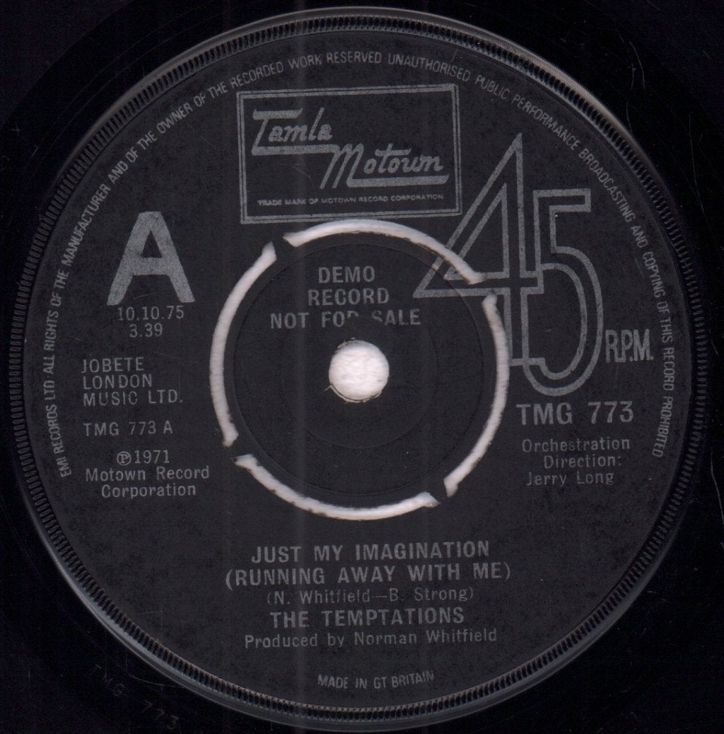 Temptations - Just My Imagination - 7 Inch