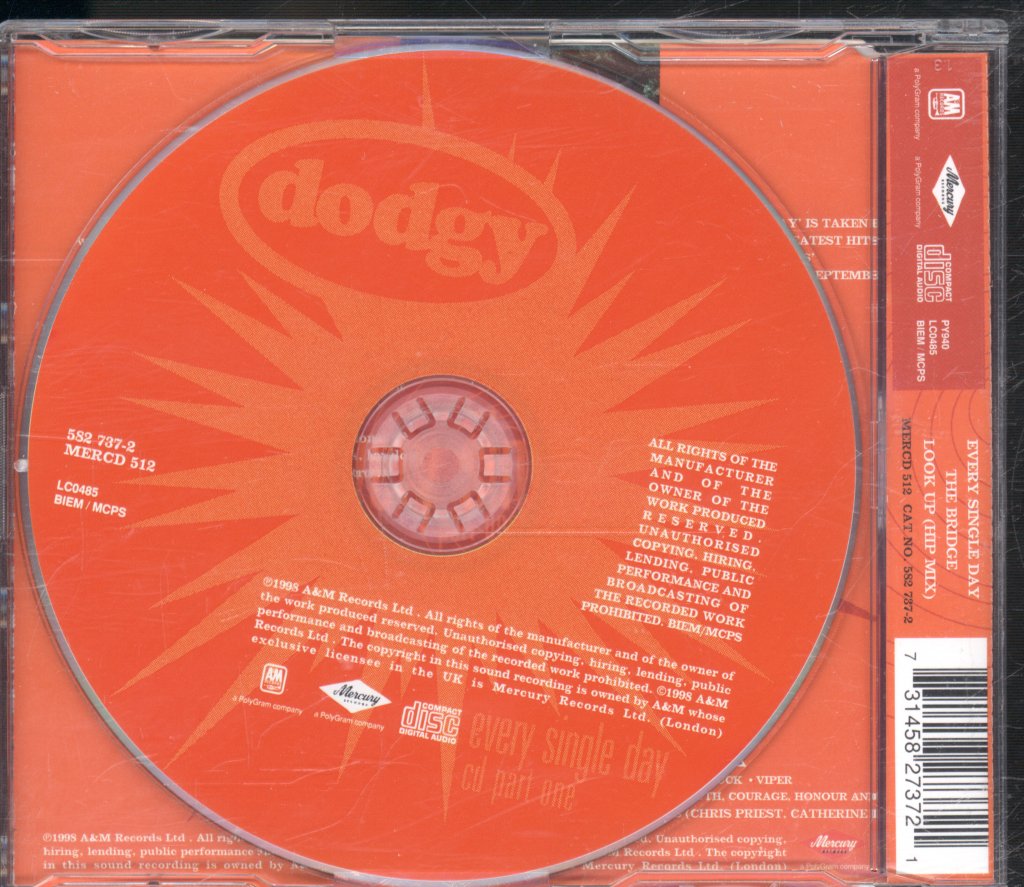 Dodgy - Every Single Day - Cd