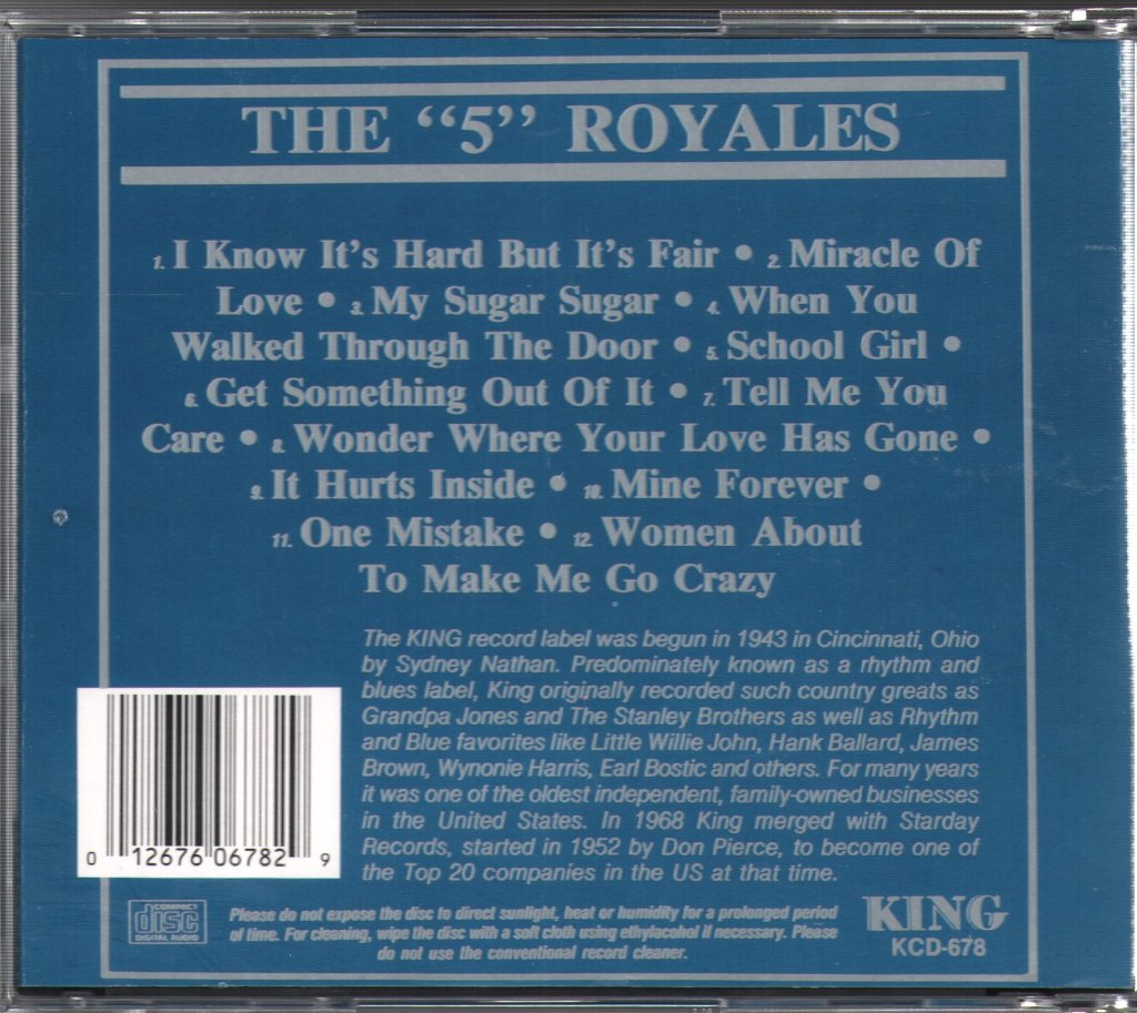 5 Royales - "5" Royales - Cd