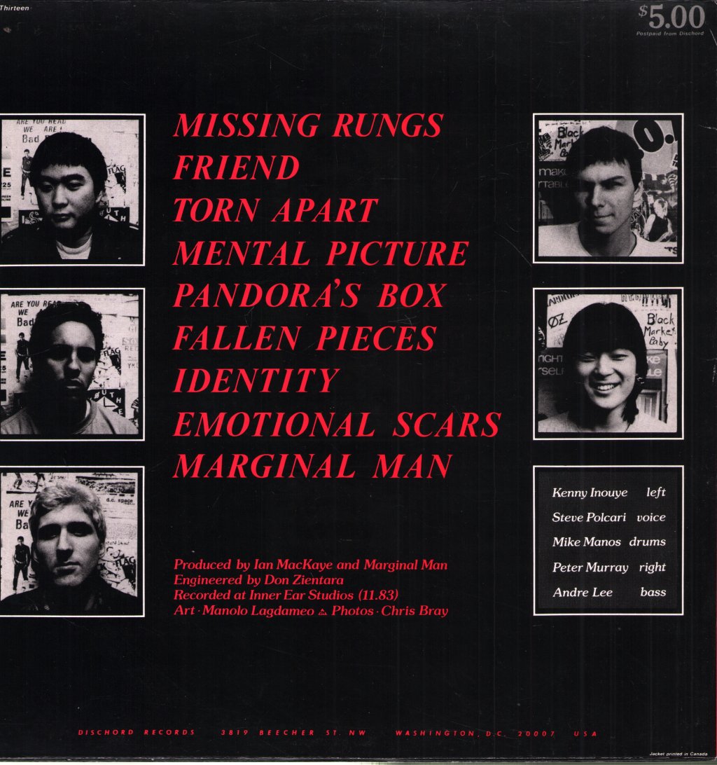 Marginal Man - Identity - Lp