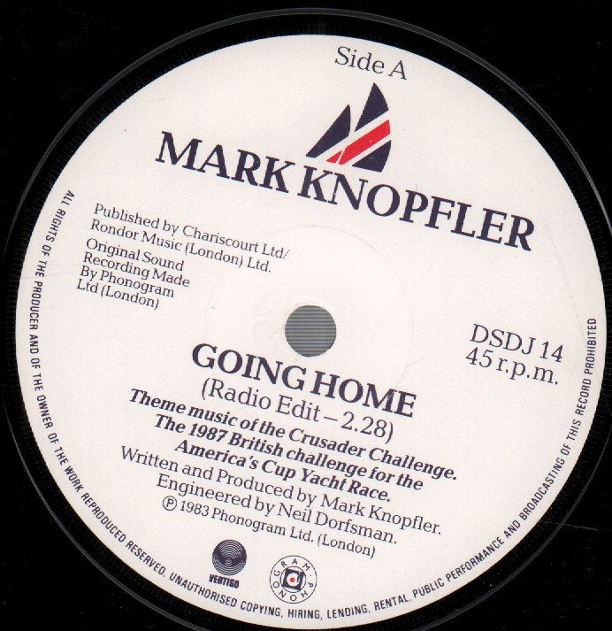 Mark Knopfler - Going Home - 7 Inch