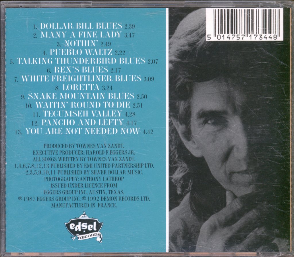 Townes Van Zandt - Pancho & Lefty (Live & Obscure) - Cd