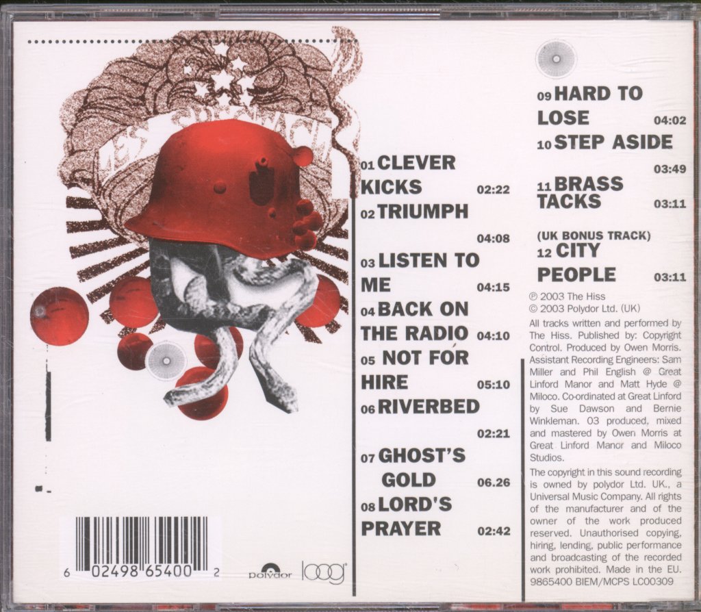 Hiss - Panic Movement - Cd