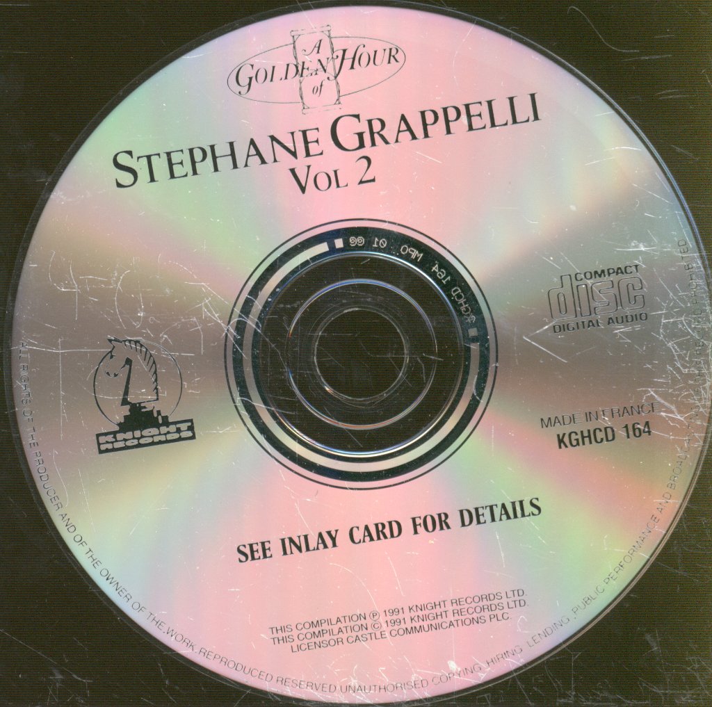 Stéphane Grappelli - A Golden Hour Of Stephane Grappelli Vol 2 - Cd