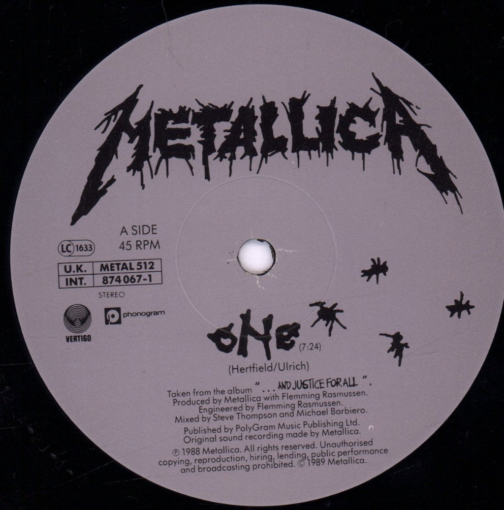 Metallica - One - 12 Inch