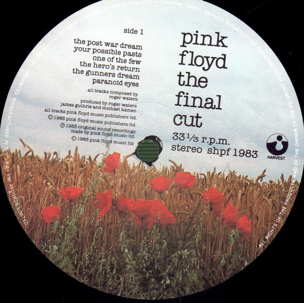 Pink Floyd - Final Cut - Lp