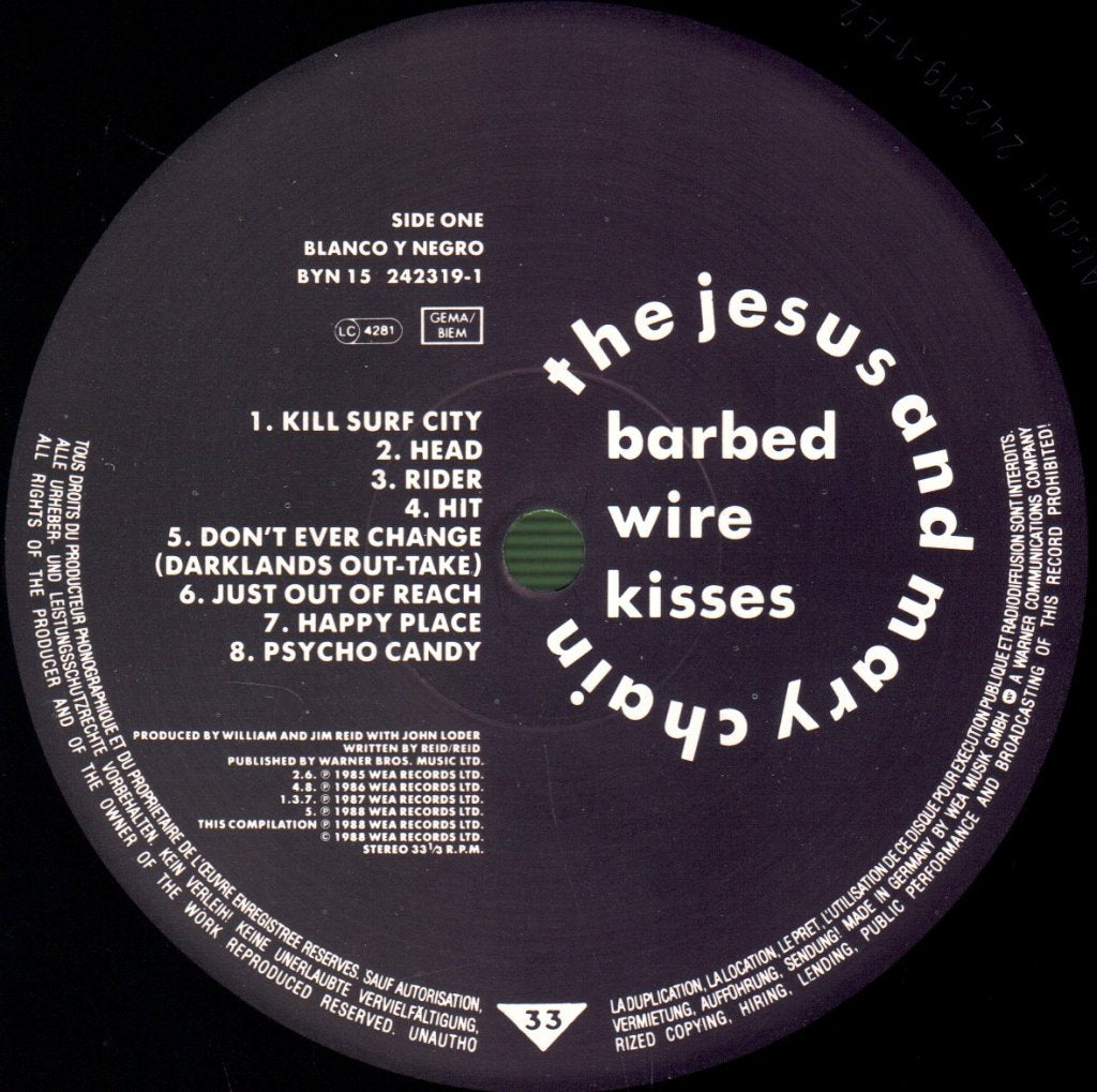 Jesus And Mary Chain - Barbed Wire Kisses (B-Sides And More) - Lp