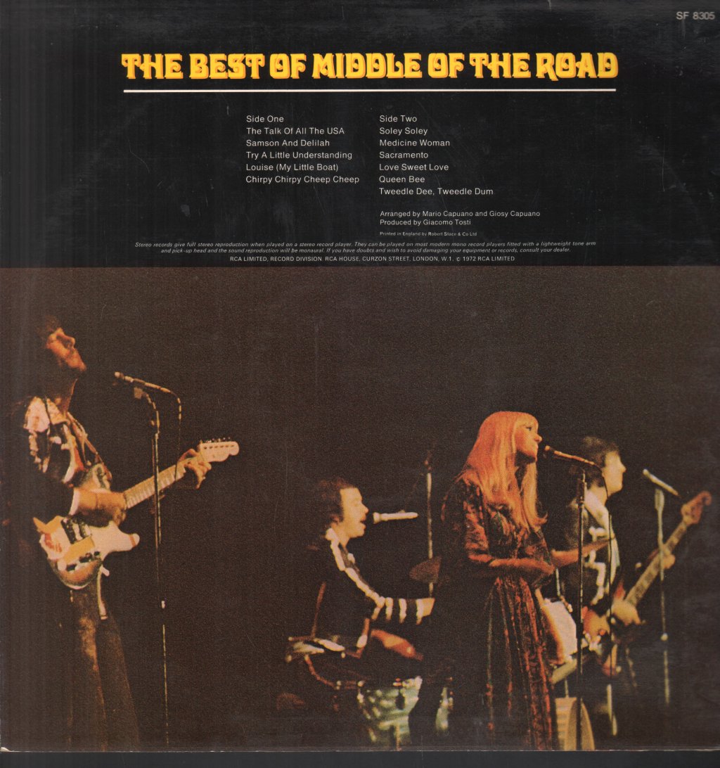 Middle Of The Road - Best Of Middle Of The Road - Lp