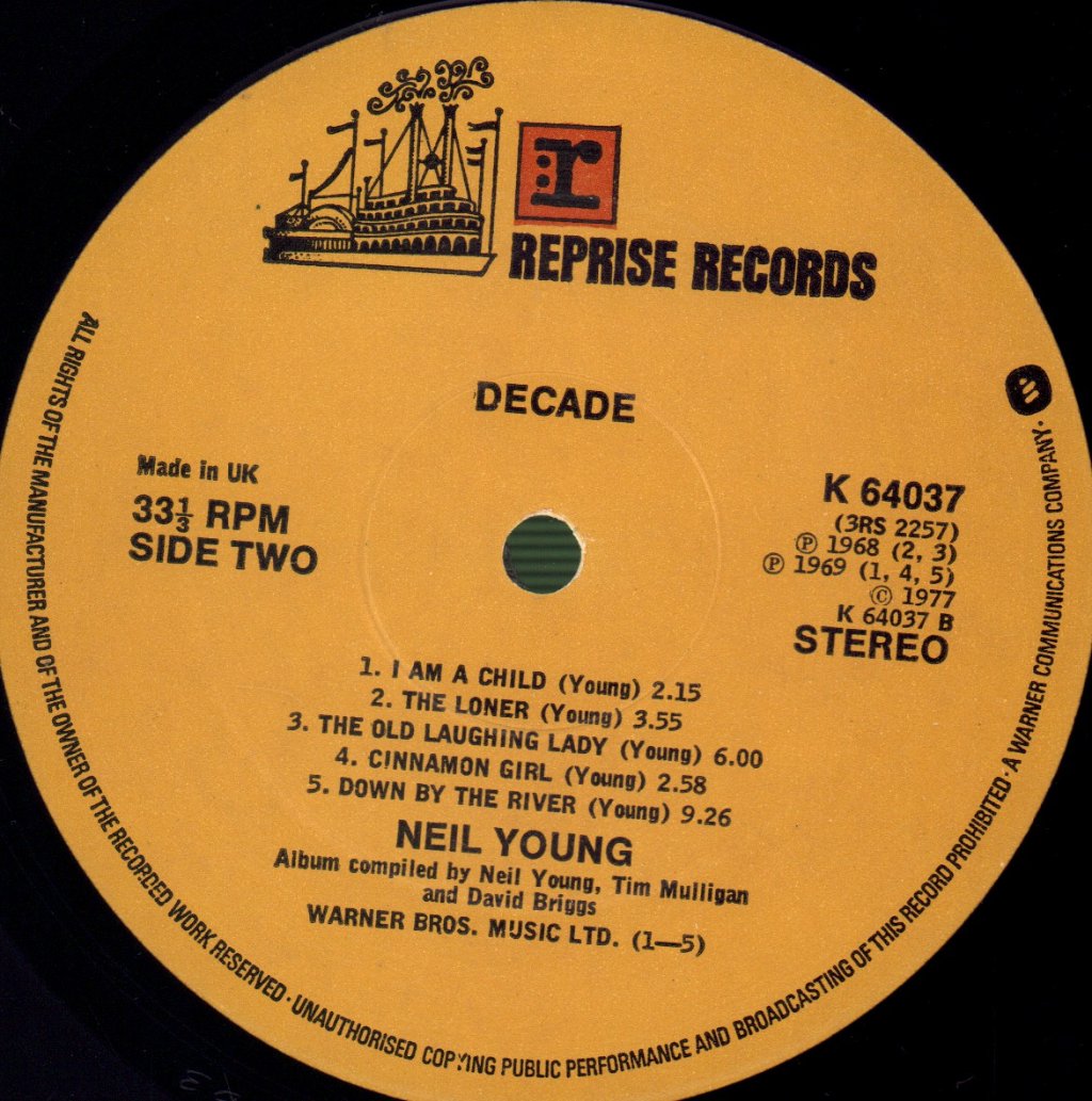 Neil Young - Decade - Triple Lp