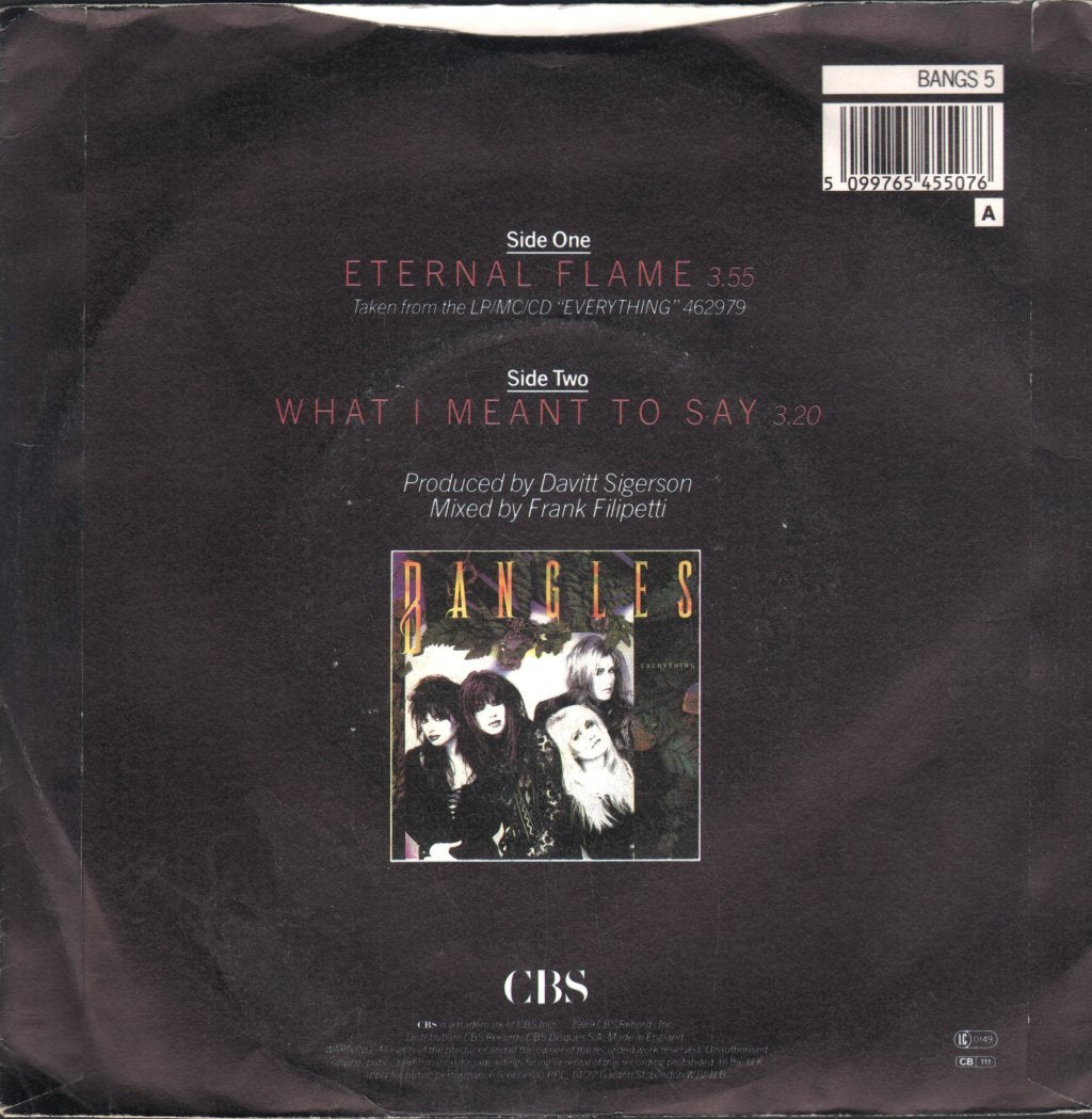Bangles - Eternal Flame - 7 Inch