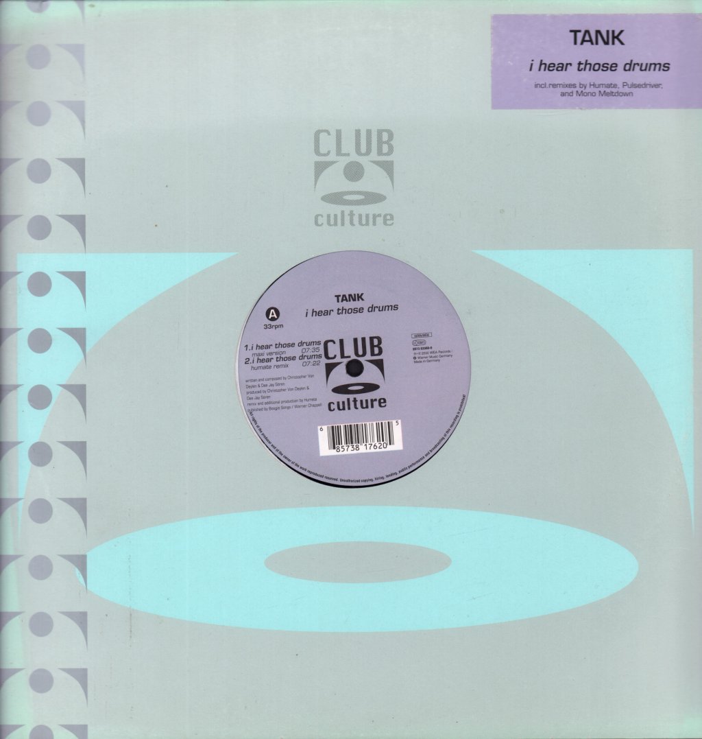 tank (electronic) - I Hear Those Drums - 12 Inch