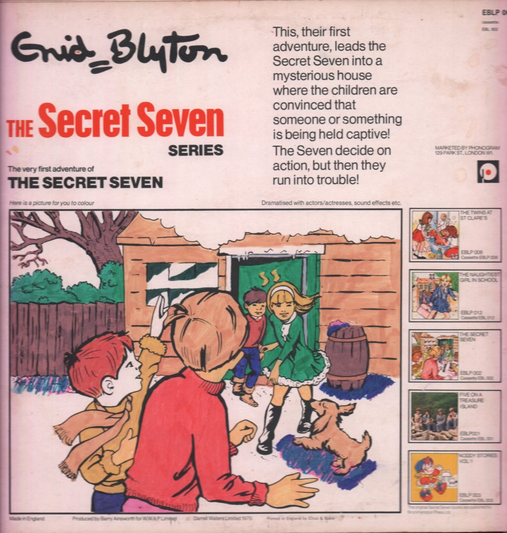 Enid Blyton - (The Very First Adventure Of) The Secret Seven - Lp