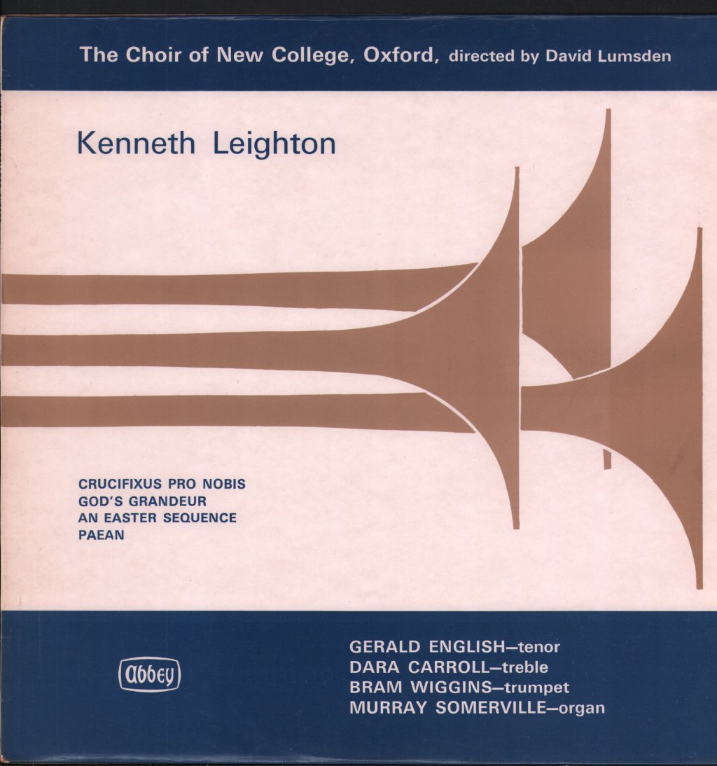 Choir Of New College, Oxford / David Lumsden - Music Of Kenneth Leighton - Lp