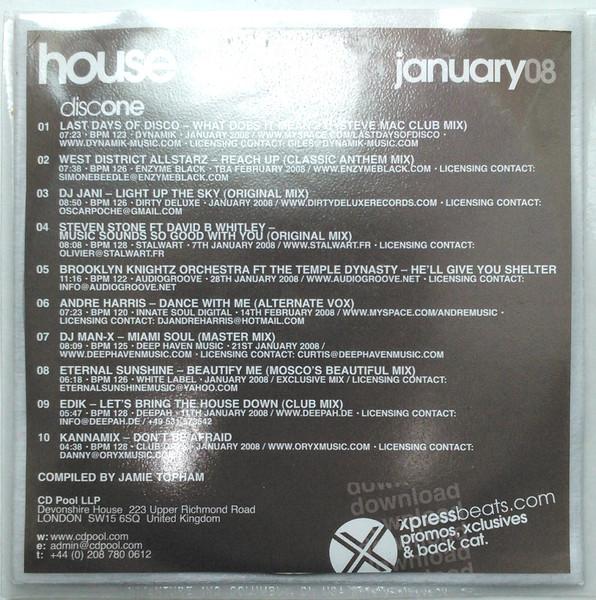 Various Artists - House January 08 - Double Cd