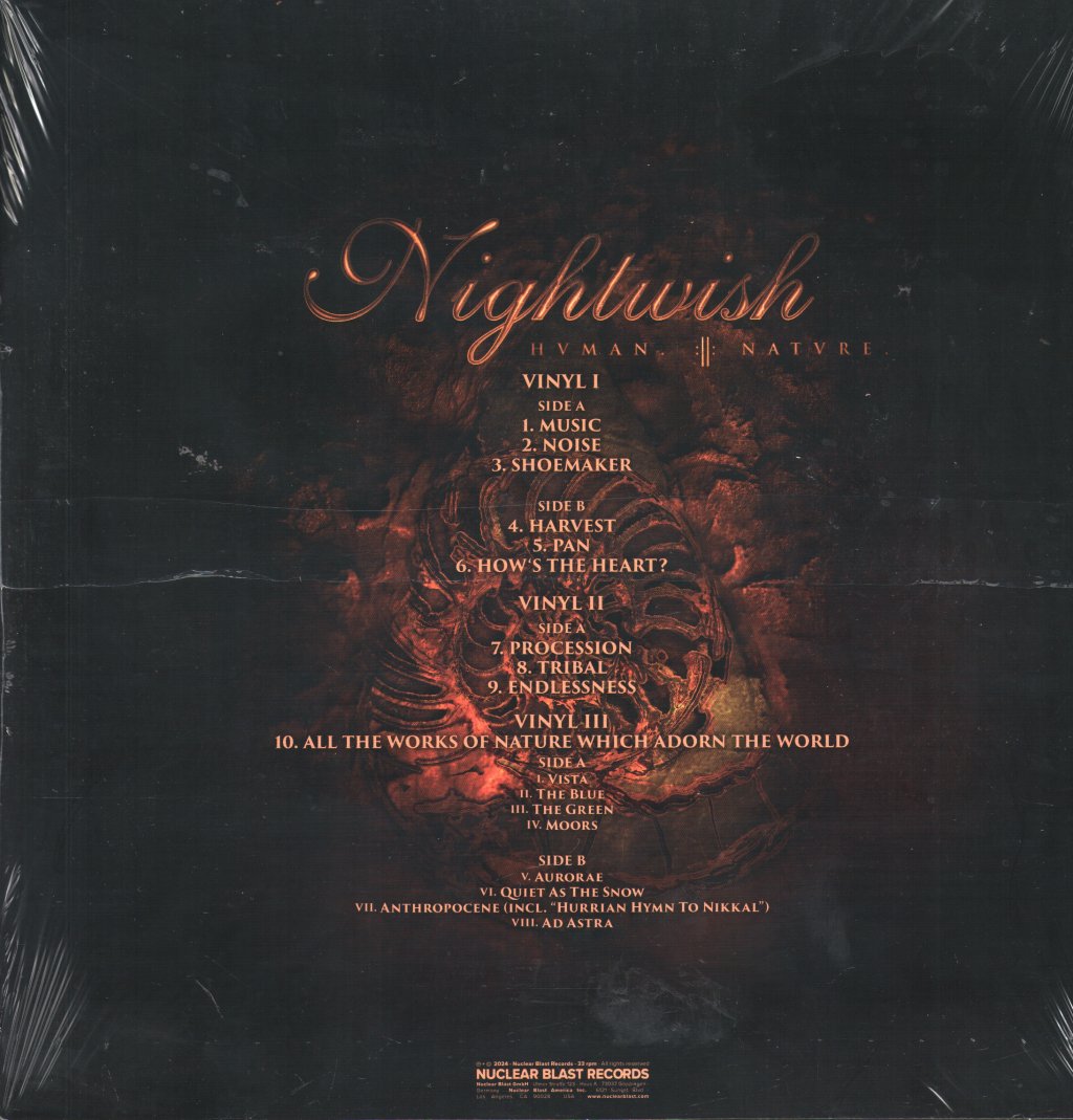 Nightwish - HUMAN. :II: NATURE. - Triple Lp