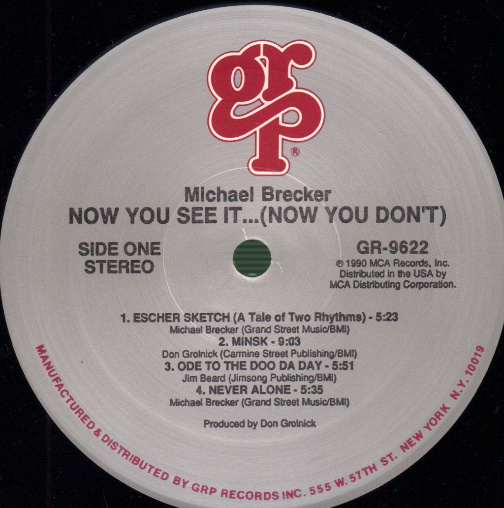 Michael Brecker - Now You See It... (Now You Don't) - Lp