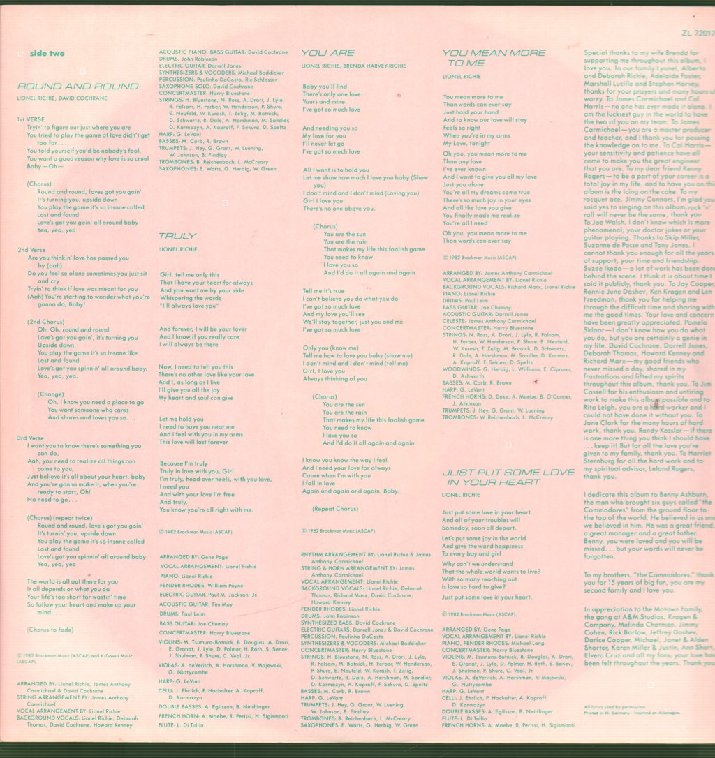 Lionel Richie - Lionel Richie - Lp
