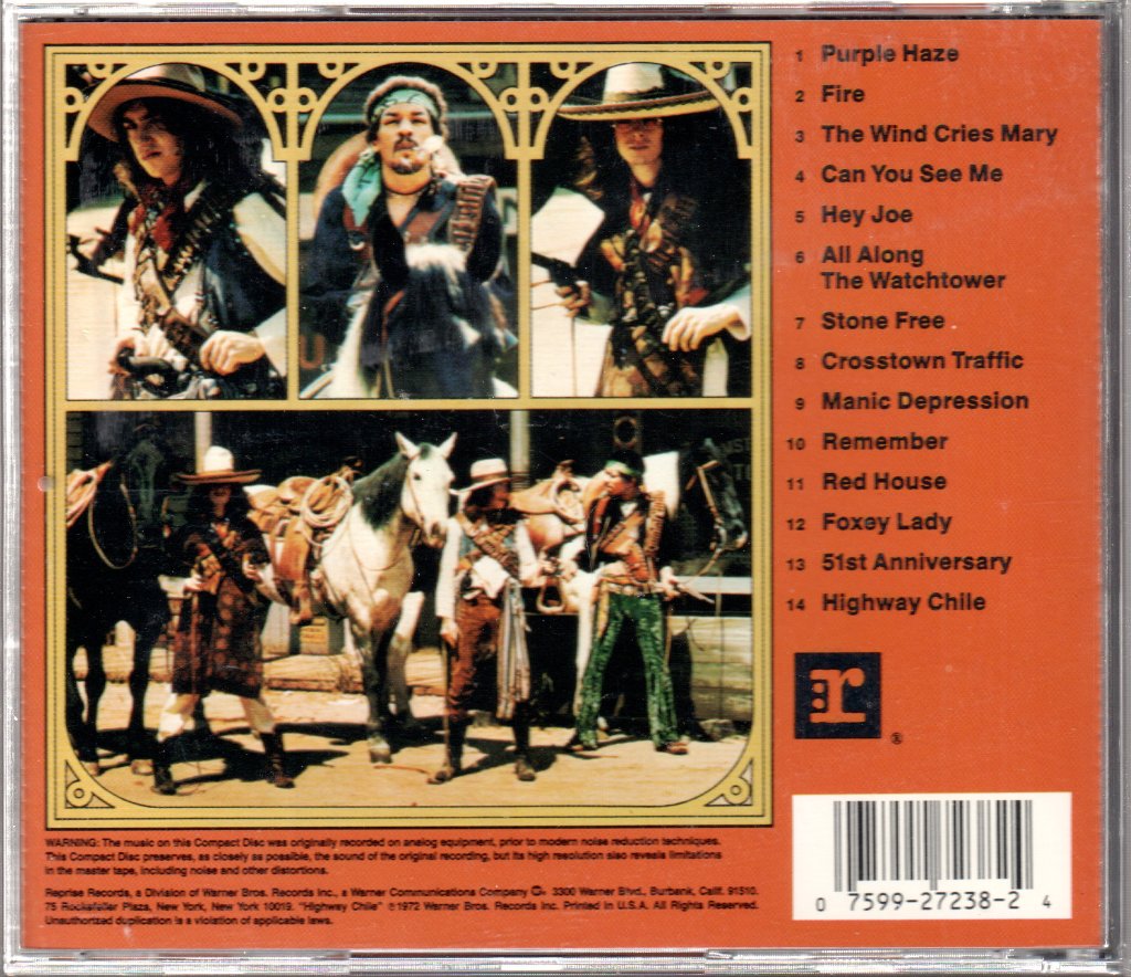 Jimi Hendrix Experience - Smash Hits - Cd