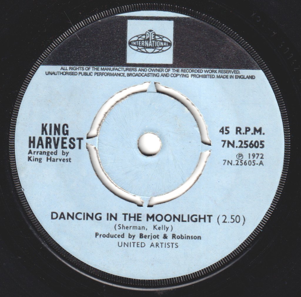 King Harvest - Dancing In The Moonlight - 7 Inch