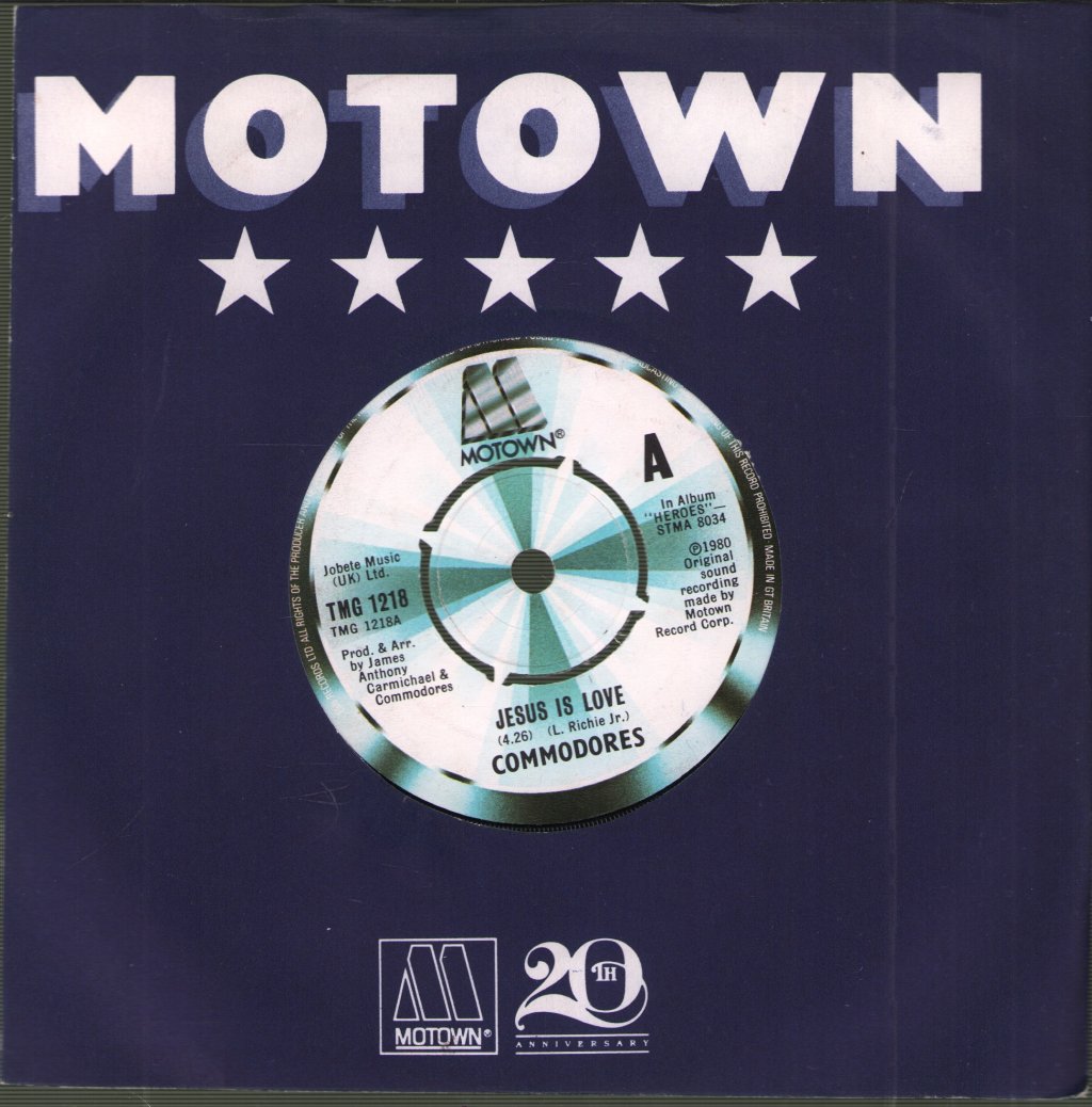 Commodores - Jesus Is Love - 7 Inch