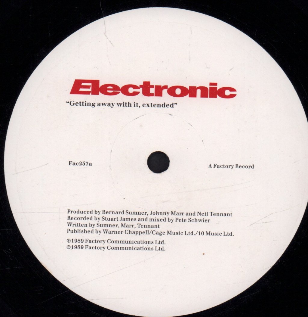 Electronic - Getting Away With It - 12 Inch