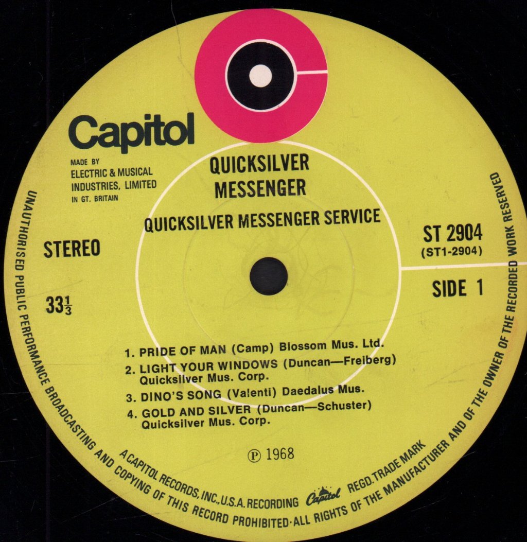 Quicksilver Messenger Service - Quicksilver Messenger Service - Lp