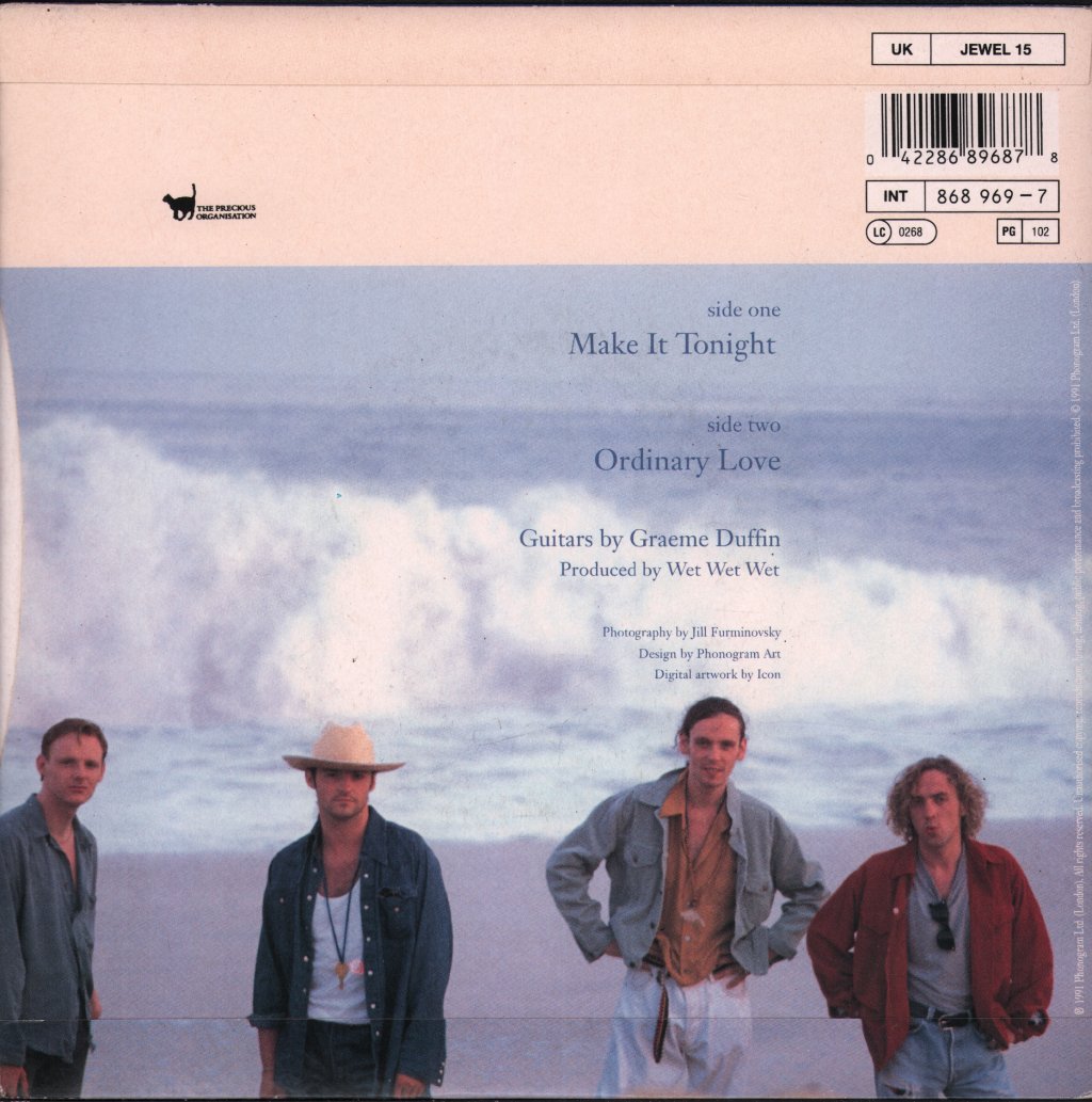 Wet Wet Wet - Make It Tonight - 7 Inch