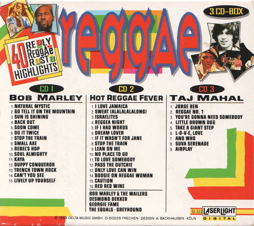 Various Artists - 40 Reggae Rasta Highlights - Cd Set