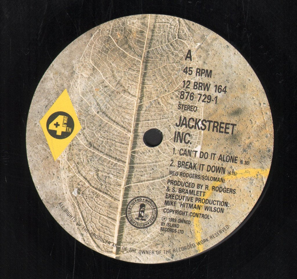 Jackstreet Inc. - Can't Do It Alone - 12 Inch