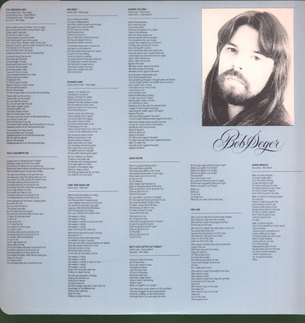 Bob Seger And The Silver Bullet Band - Against The Wind - Lp