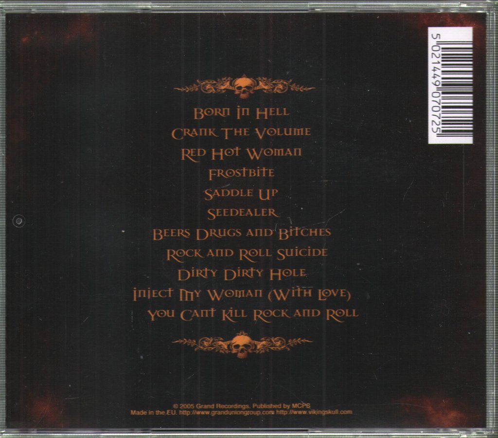 Viking Skull - Born In Hell - Cd