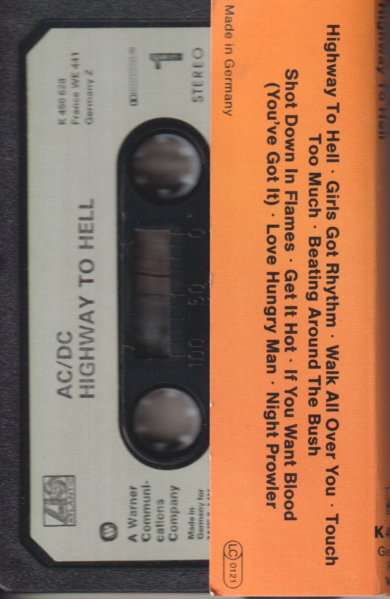 AC/DC - Highway To Hell - Cassette