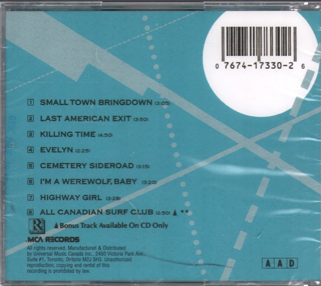 Tragically Hip - Tragically Hip - Cd