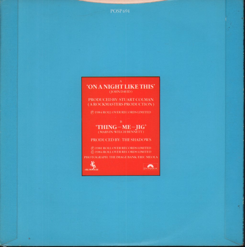 Shadows - On A Night Like This - 7 Inch