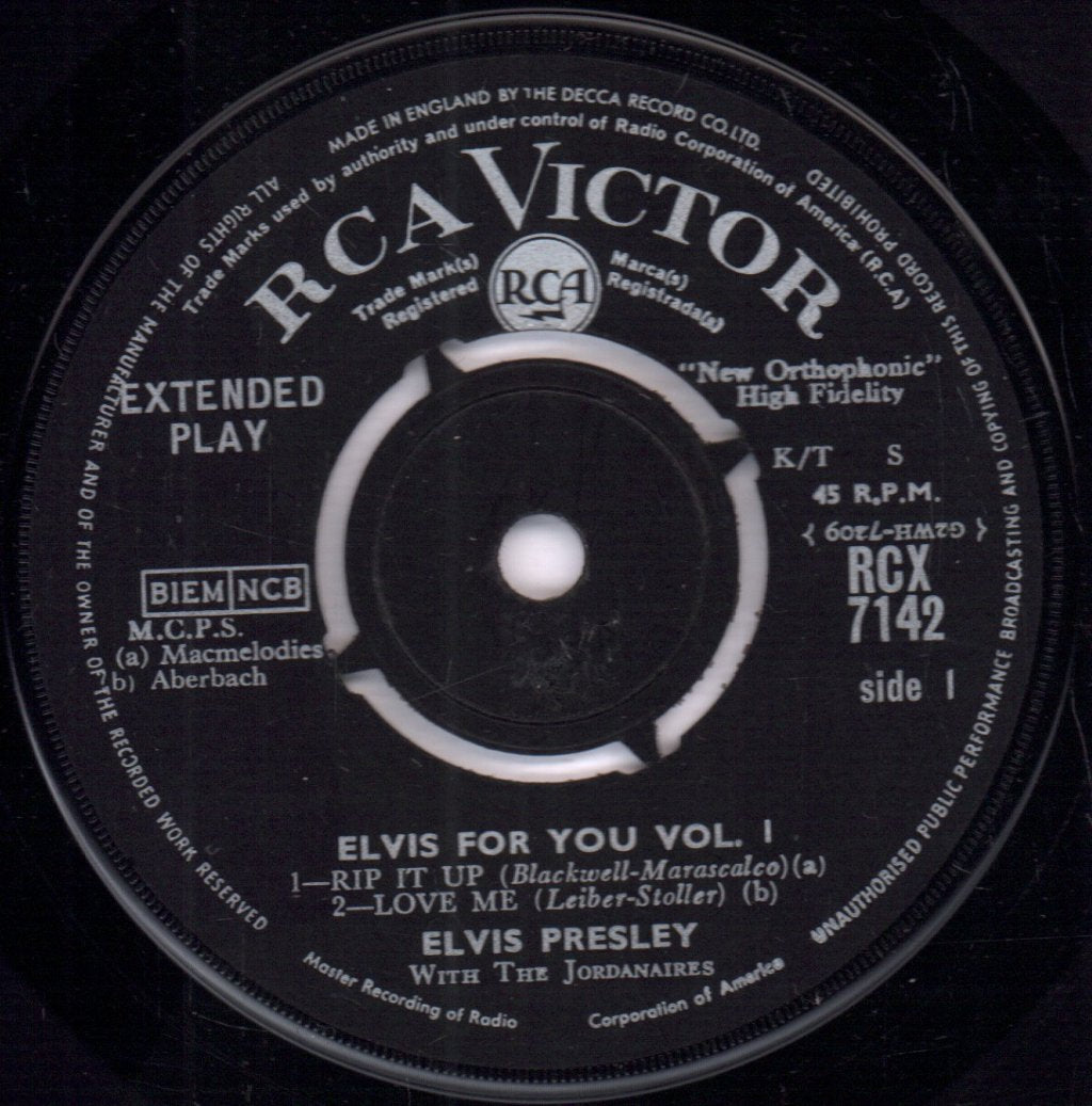 Elvis Presley - For You Vol. 1 - 7 Inch