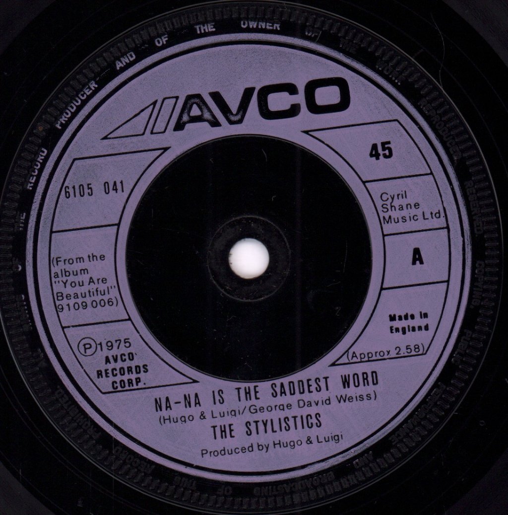 Stylistics - Na Na Is The Saddest Word - 7 Inch