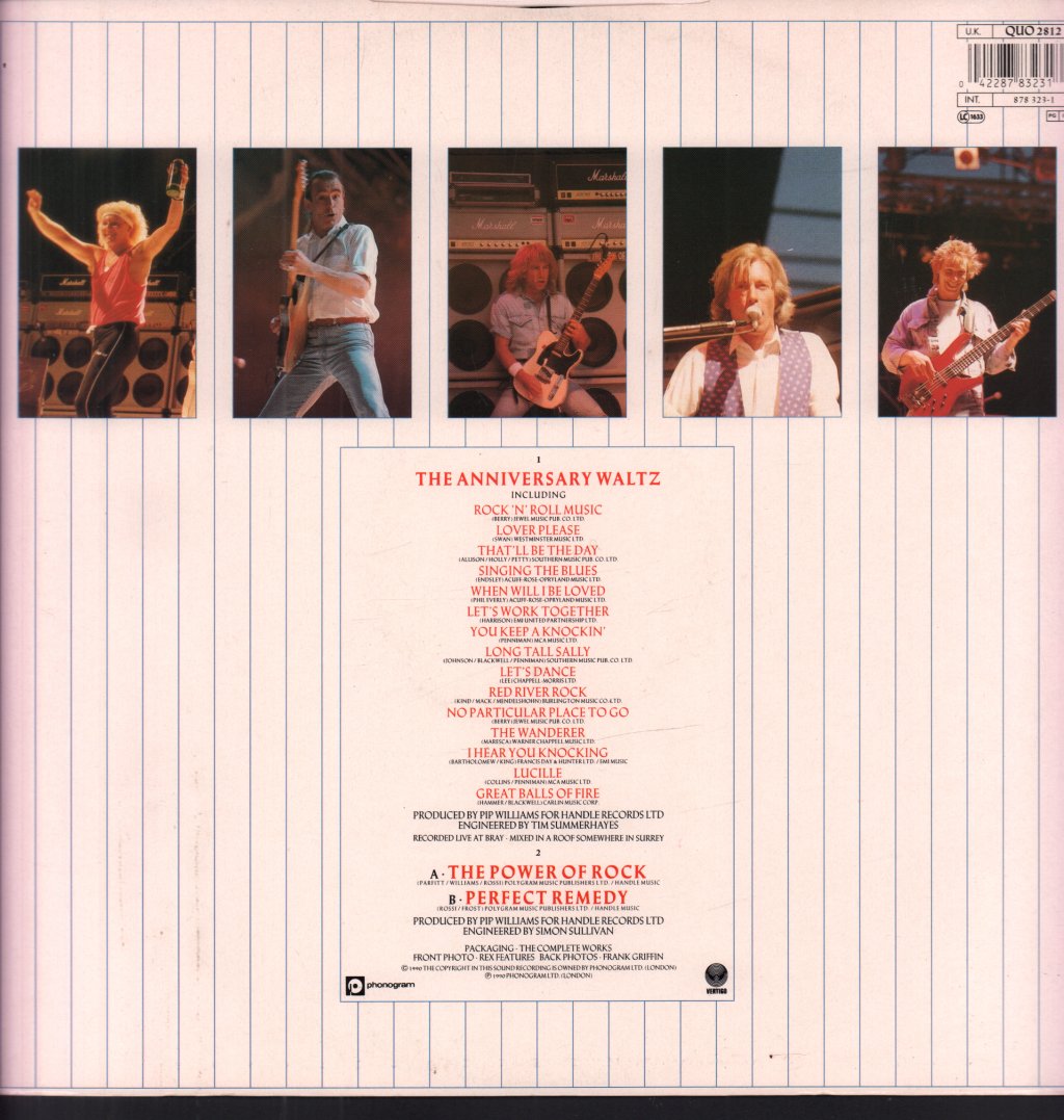 Status Quo - Anniversary Waltz - 12 Inch