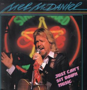 Mel Mcdaniel - Just Can't Sit Down Music - Lp