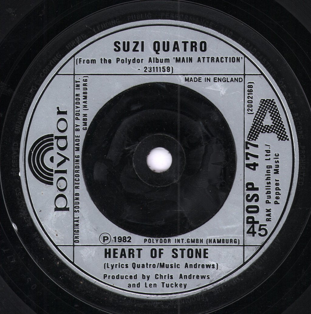 Suzi Quatro - Heart Of Stone - 7 Inch