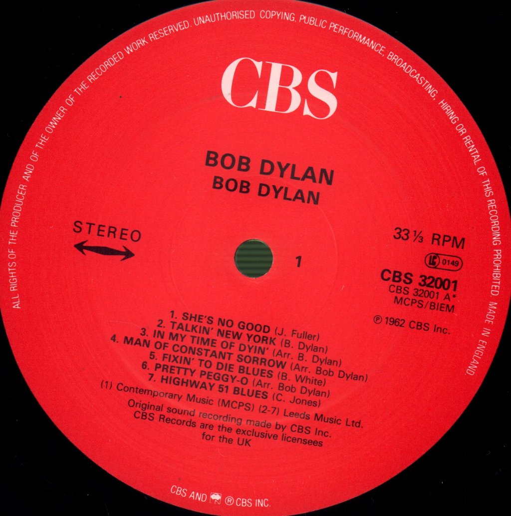 Bob Dylan - Bob Dylan - Lp