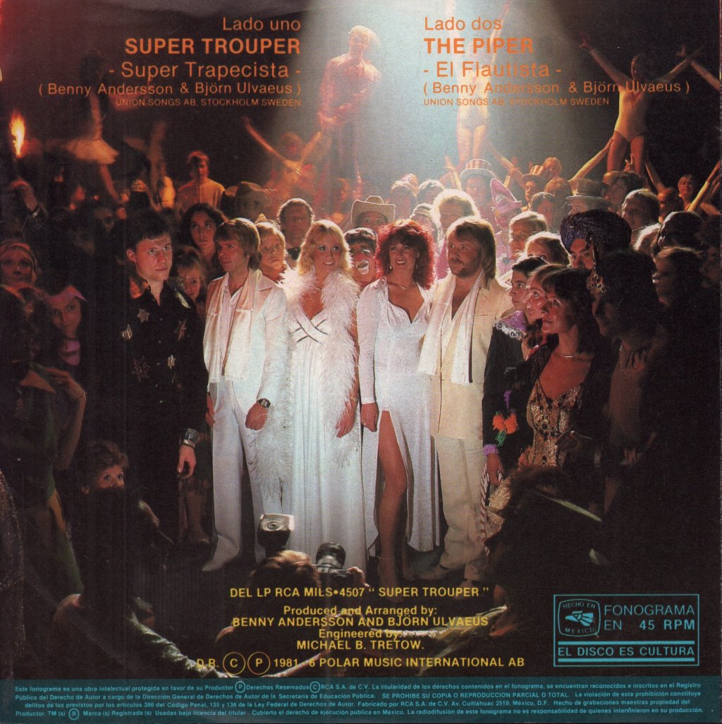 ABBA - Super Trouper - 7 Inch